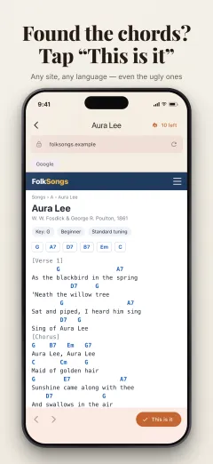 Campfire Chords screenshot 2