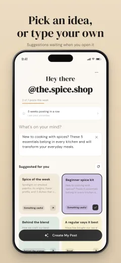 Posty: AI Content Companion screenshot 2