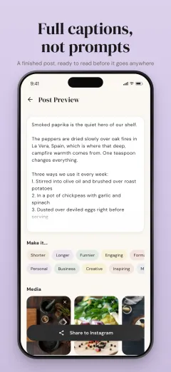 Posty: AI Content Companion screenshot 3